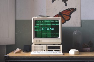 Retro IBM Desktop Mockup by Anthony Boyd Graphics
